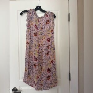 Velvet floral dress